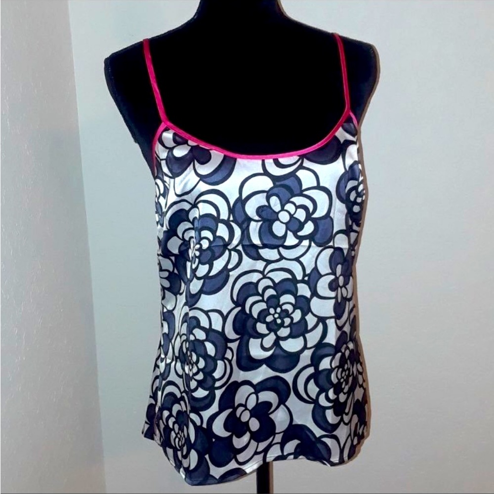 Juicy Couture Silk Camisole floral silk Blouse NEW! Size M